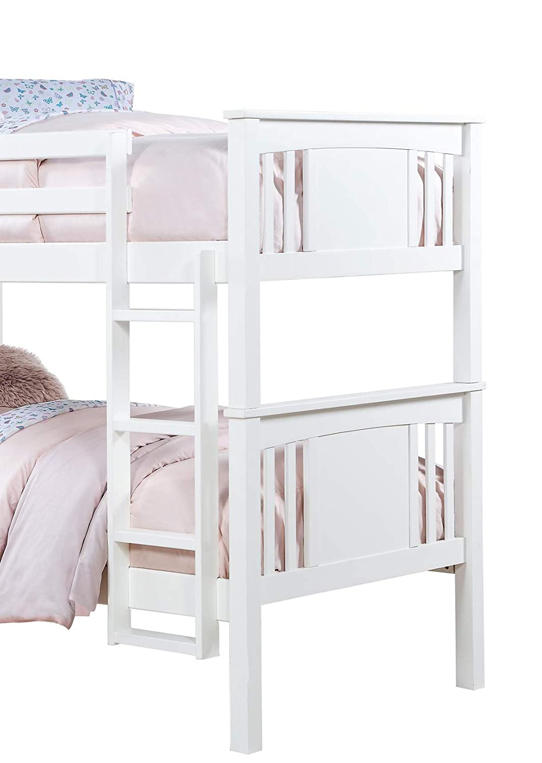 Sheesham Wood Beerar Kids Bunk Beds with Ladder for Bedroom