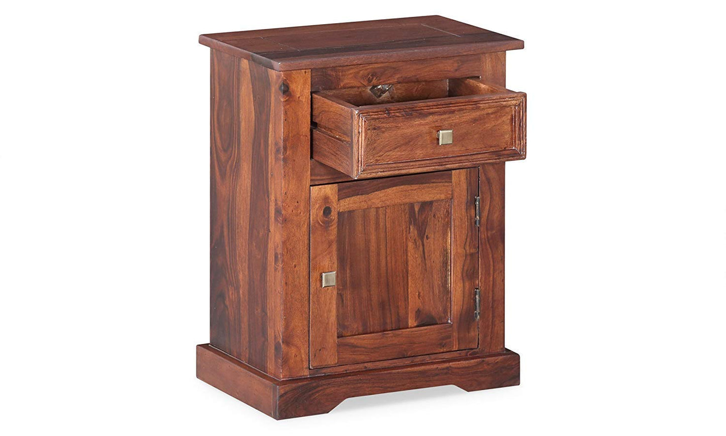 Jayuya Bedside Table (Dark Honey Sheesham)
