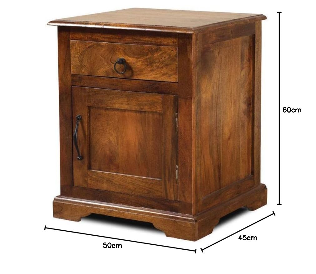Reyk Mango Bedside Table