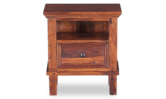 Getafe Bedside Table (Dark Honey Sheesham)