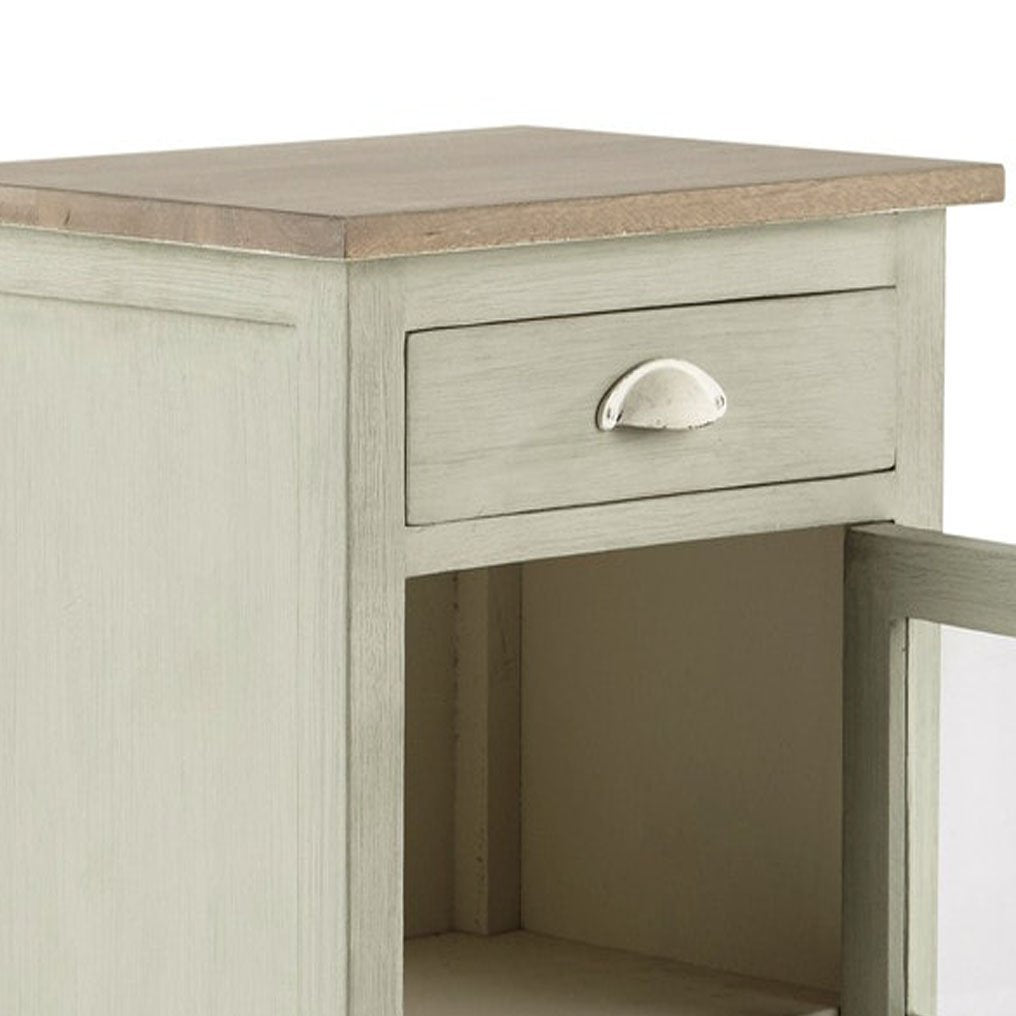 Mango Wood Pisco Bedside Table for Bedroom