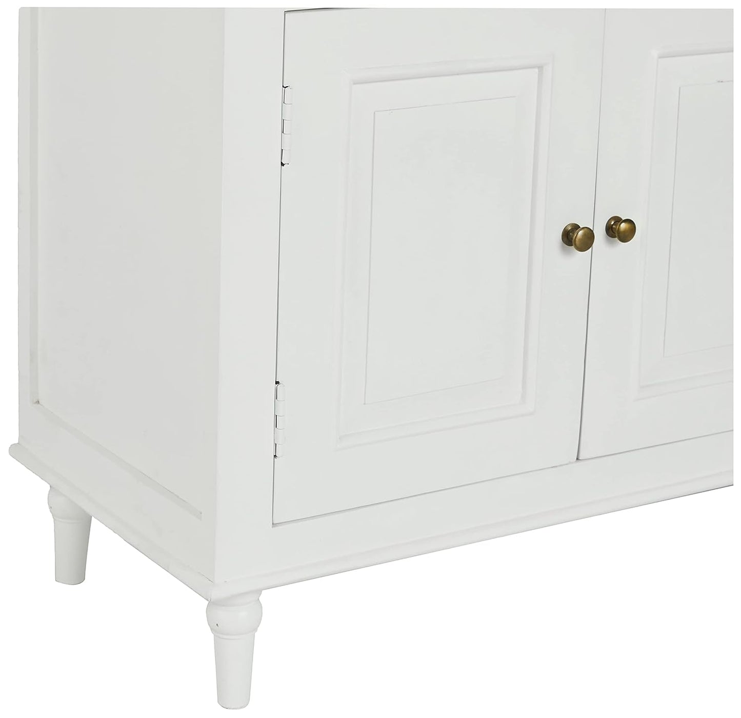 Solid Wood Cancun Storage Sideboard Cabinet with 4 Door and 4 Drawer for Living Room
