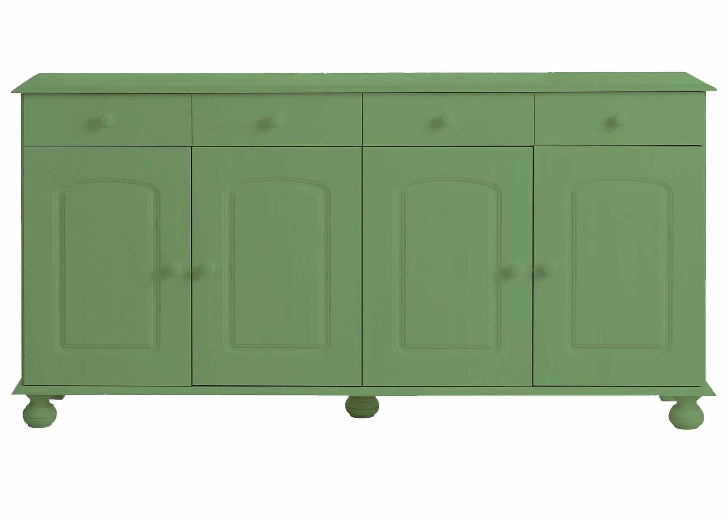APRODZ Solid Wood Campinas Sideboard Storage Cabinet for Living Room | Mossy Garden