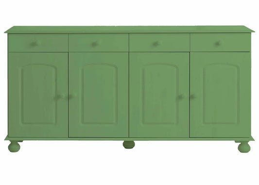 APRODZ Solid Wood Campinas Sideboard Storage Cabinet for Living Room | Mossy Garden