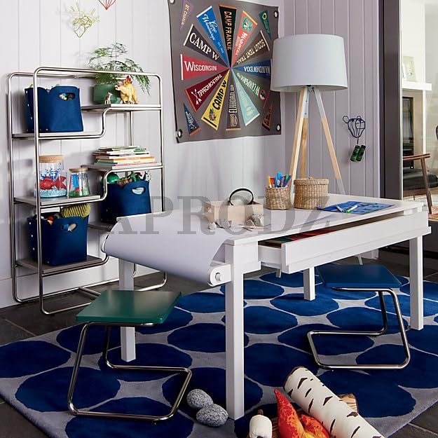 Outline Creative Design Bookcase (Chrome and Grey Finish)