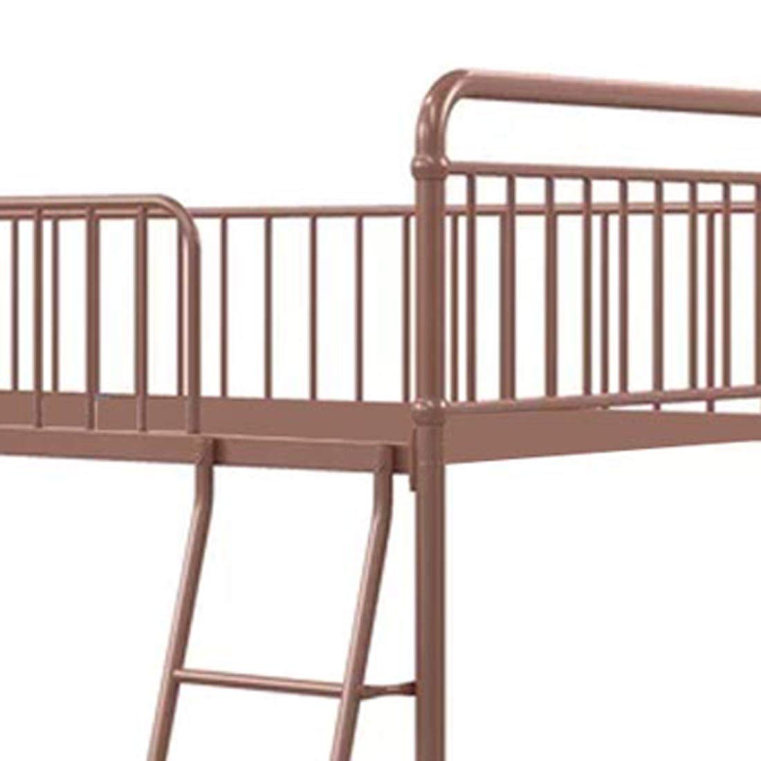 APRODZ Marks Twin Bunk Bed (Metal - Gold Powder Coated)