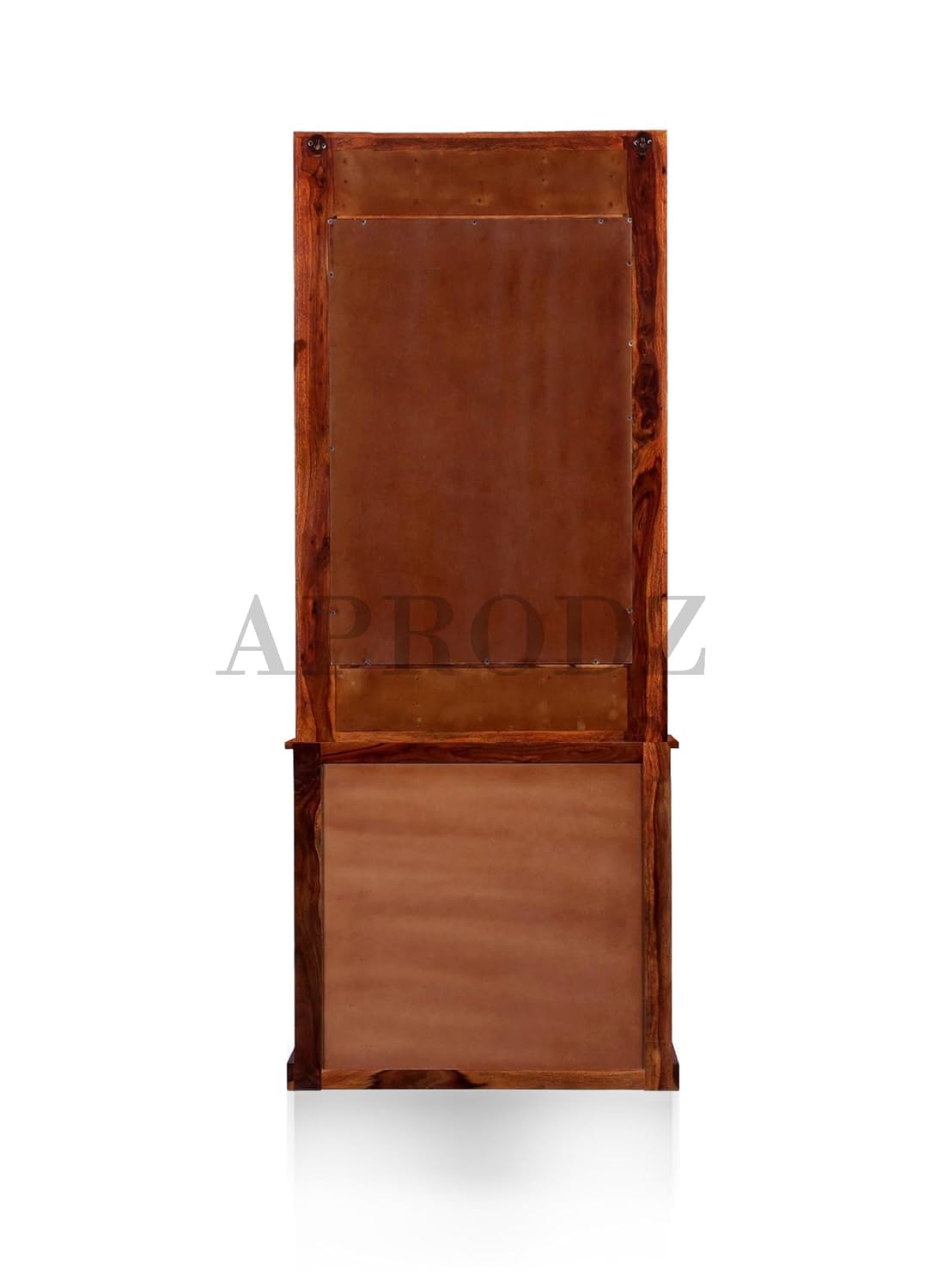 APRODZ Siramika Sheesham Wood Dressing Table with Three Drawer Storage for Living Room (Honey Oak Finish)