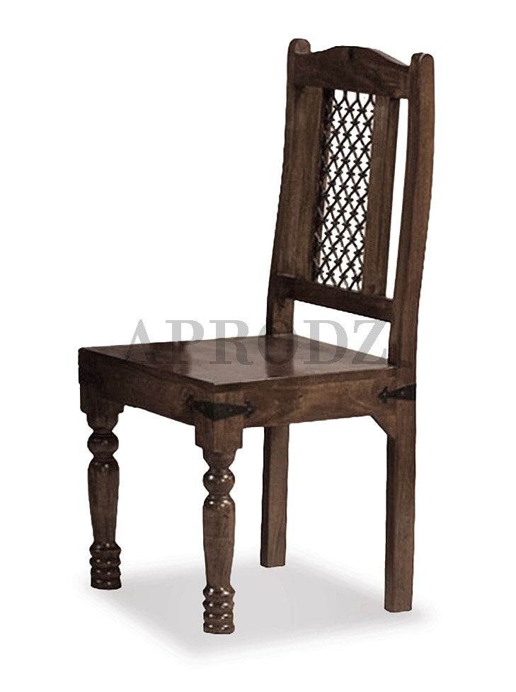 Sheesham Wood Reyk 6 Seater Dining Table Set for Home Dining Room Furniture