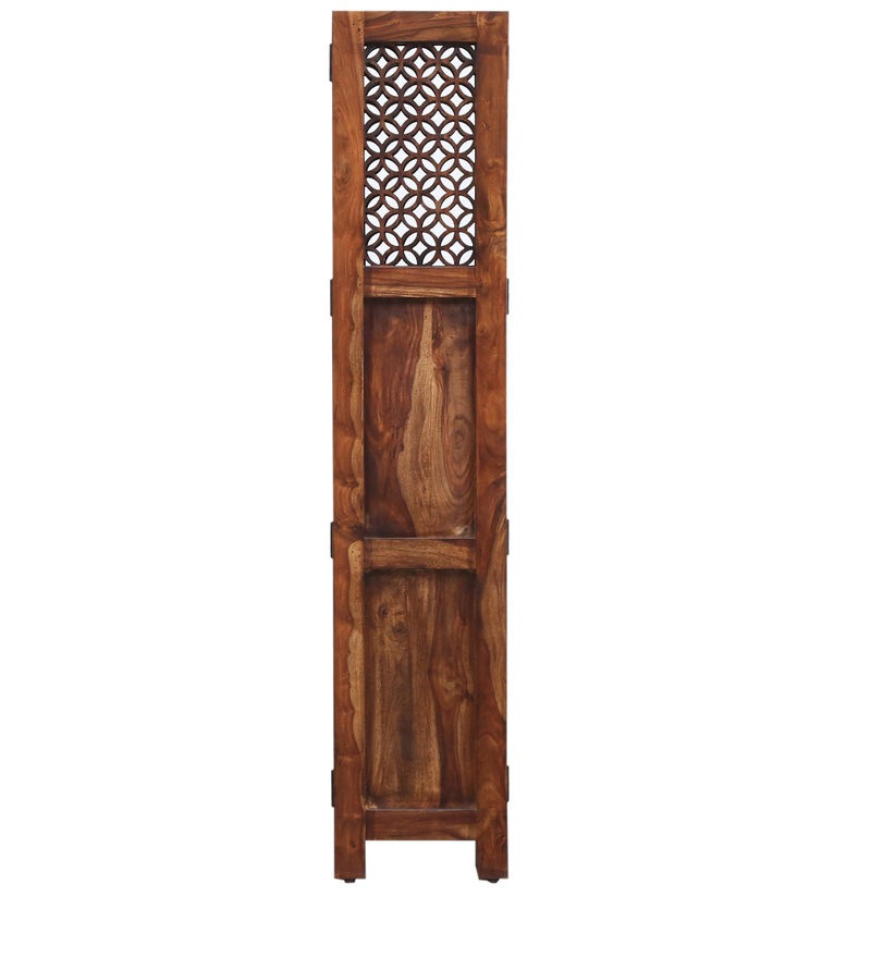 Durque 3 Panel Room Divider - Provincial Teak