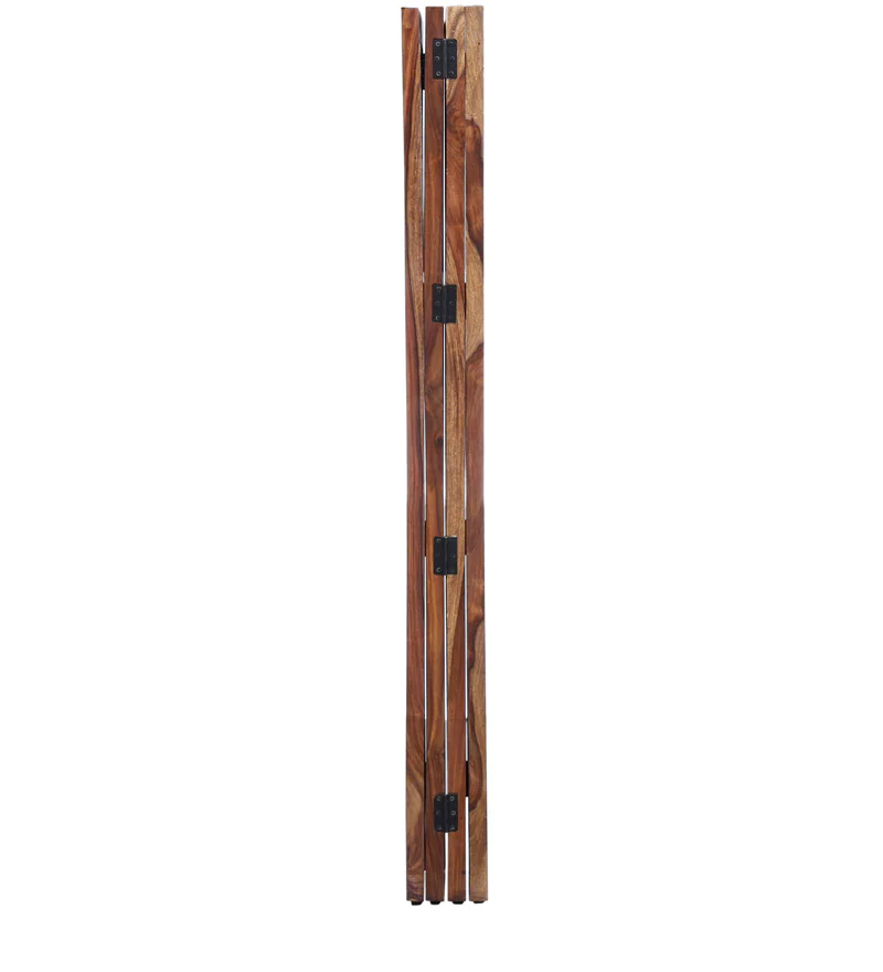 Durque 4 Panel Room Divider - Provincial Teak