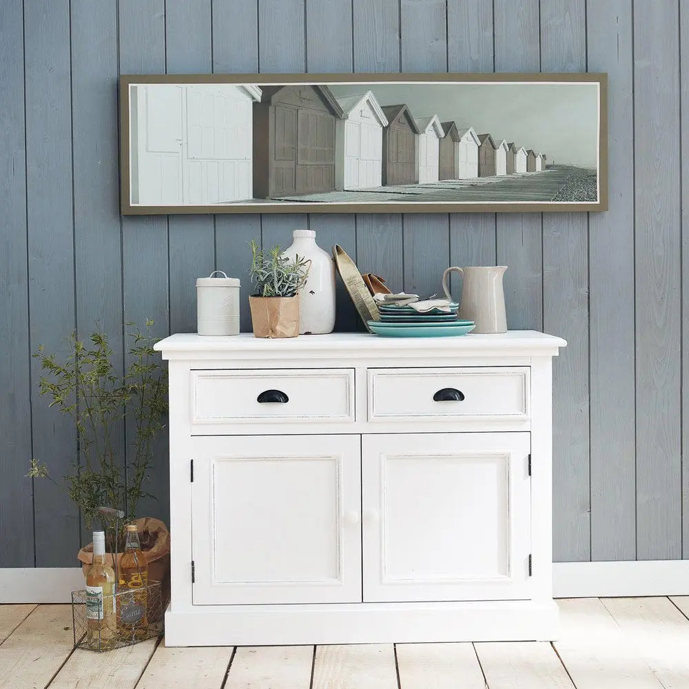 APRODZ Solid Wood Varash Sideboard Storage Cabinet for Living Room