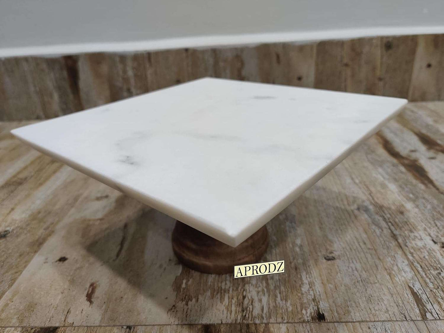 Aprodz Tino Marble Cake Stand | Cake Table | Cupcake Stand Birthdays/Wedding Party