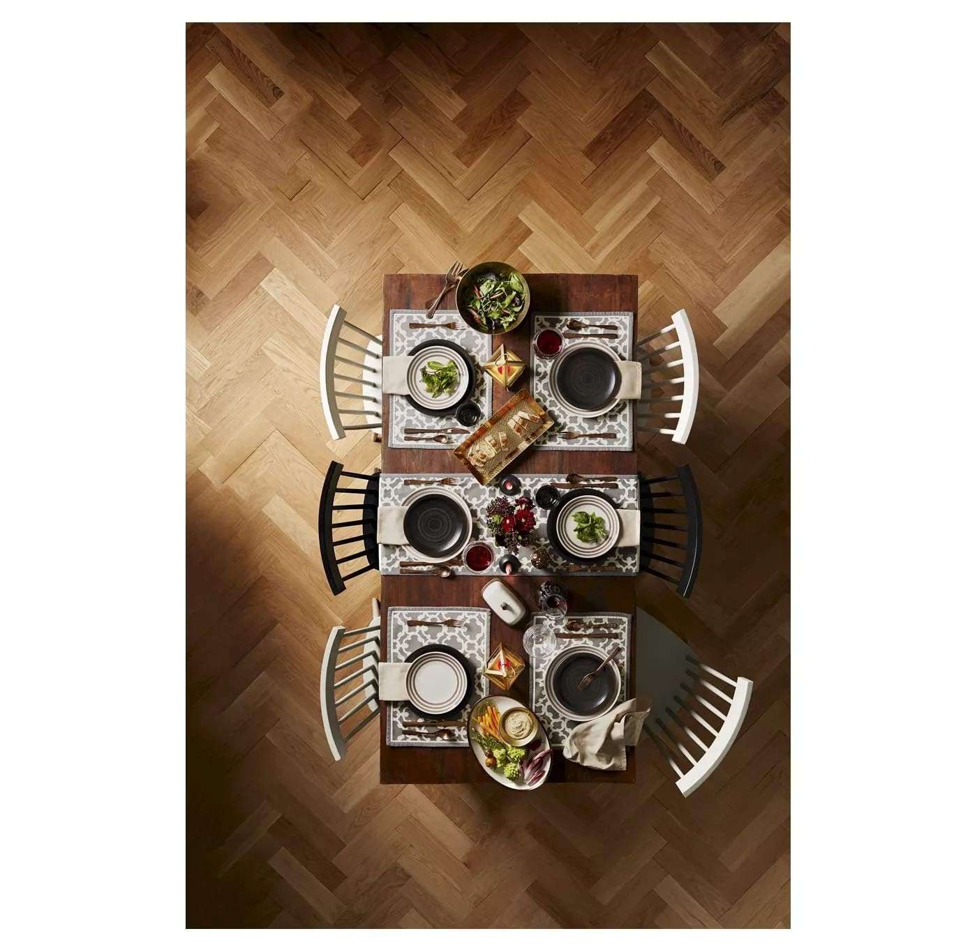 APRODZ Solid Mango Wood White Dining Chairs for Living Room | Set of 2 Wooden Chair
