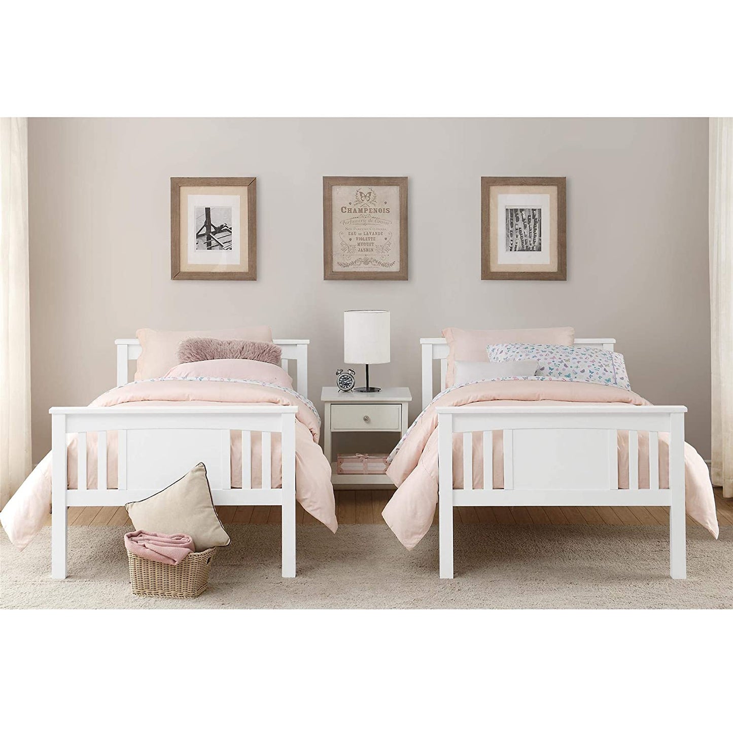 Sheesham Wood Beerar Kids Bunk Beds with Ladder for Bedroom