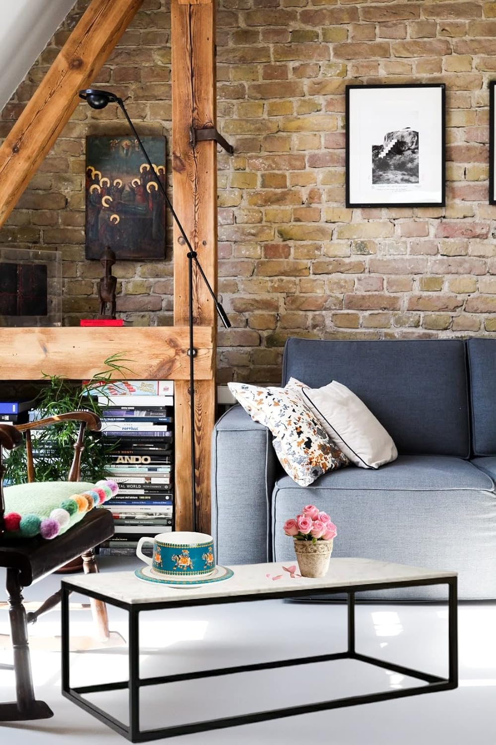 Solid Wood Puerto Coffee Table for Living Room | Center Table for Home