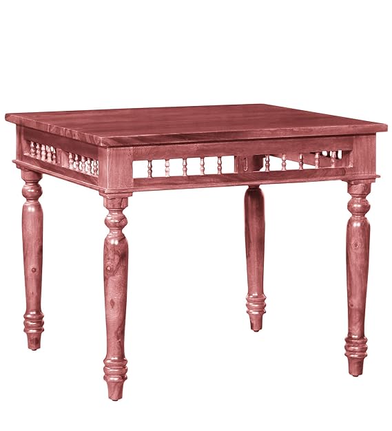 Sheesham Wood Norcross 4 Seater Dining Table Set for Home | Dining Furniture | Brown Finish