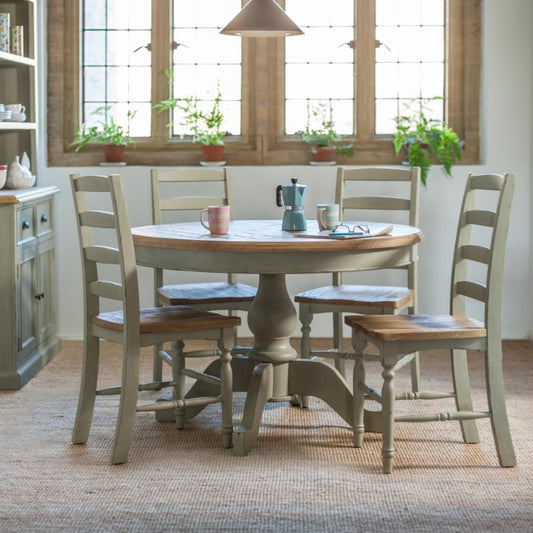 APRODZ Mango Wood Bergen Dining Chair Set for Home | Set of 2 Chair | Dark Grey Finish