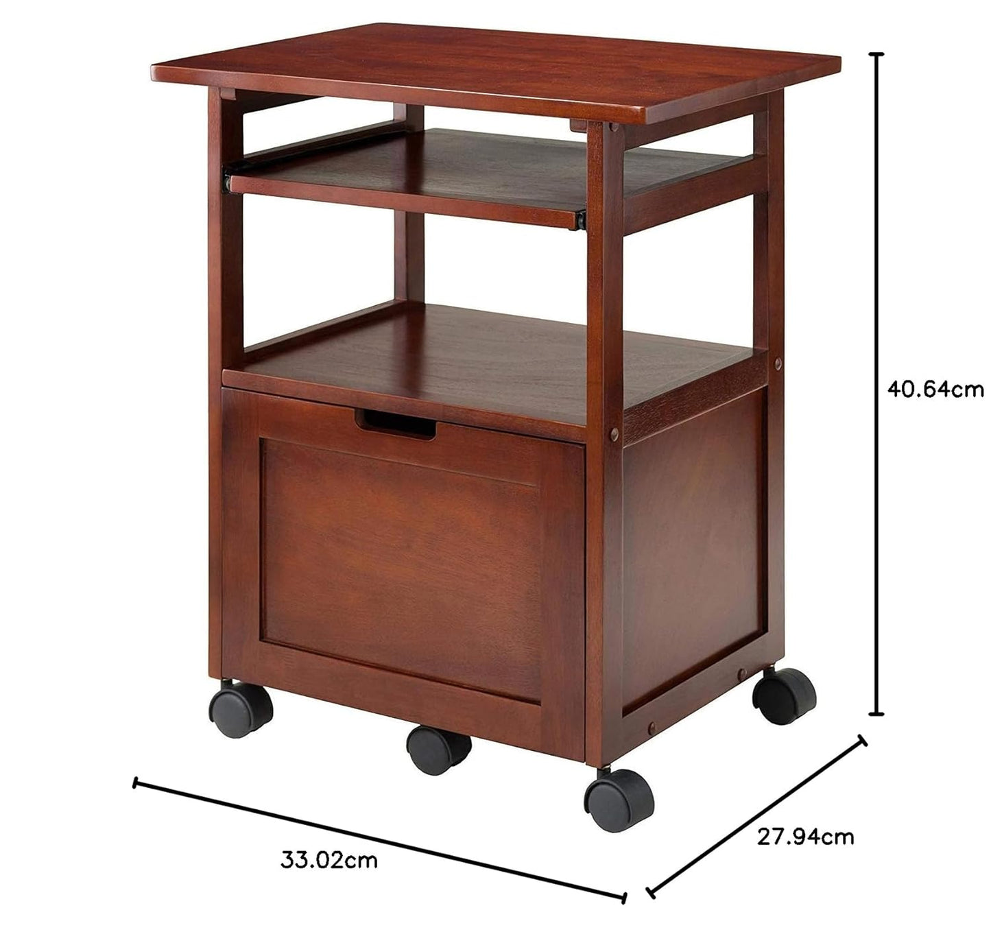 APRODZ Pipro Acacia Wood Home Office Table