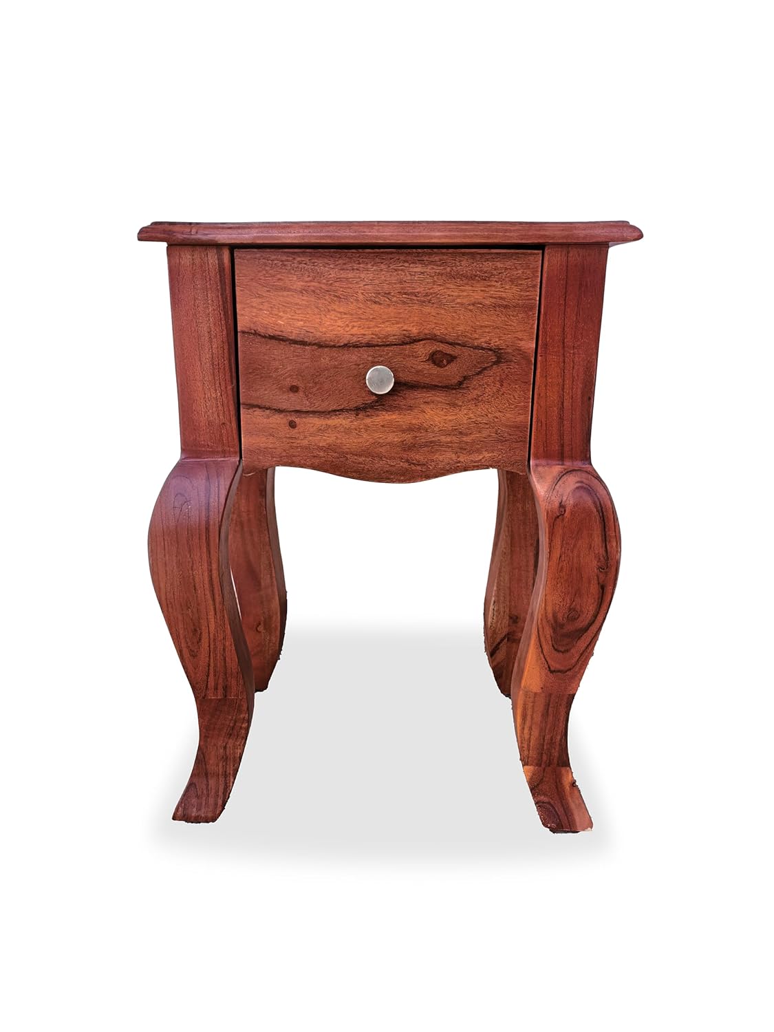 Leego Bedside Table (Light Honey Sheesham)