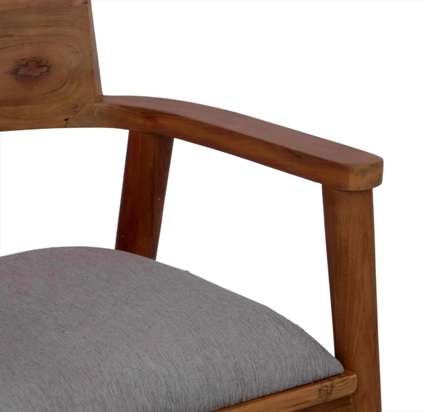 Solid Teak Wood 6 Seater Dining Table Set with Chairs | Premium Wooden Dining Set for Home, Kitchen & Dining Room | Handcrafted Furniture with Natural Finish