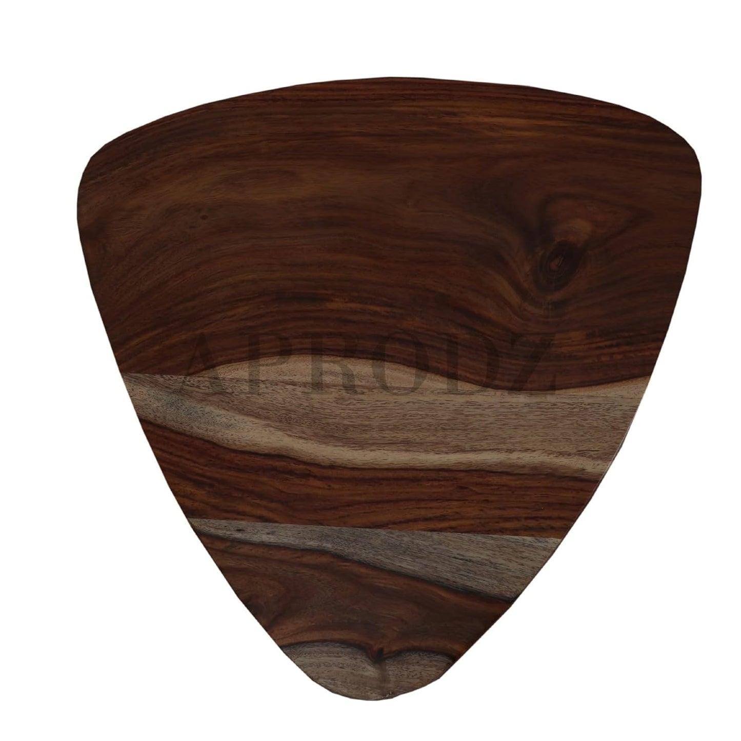 Trikon Sheesham Wood And Metal Side End Table