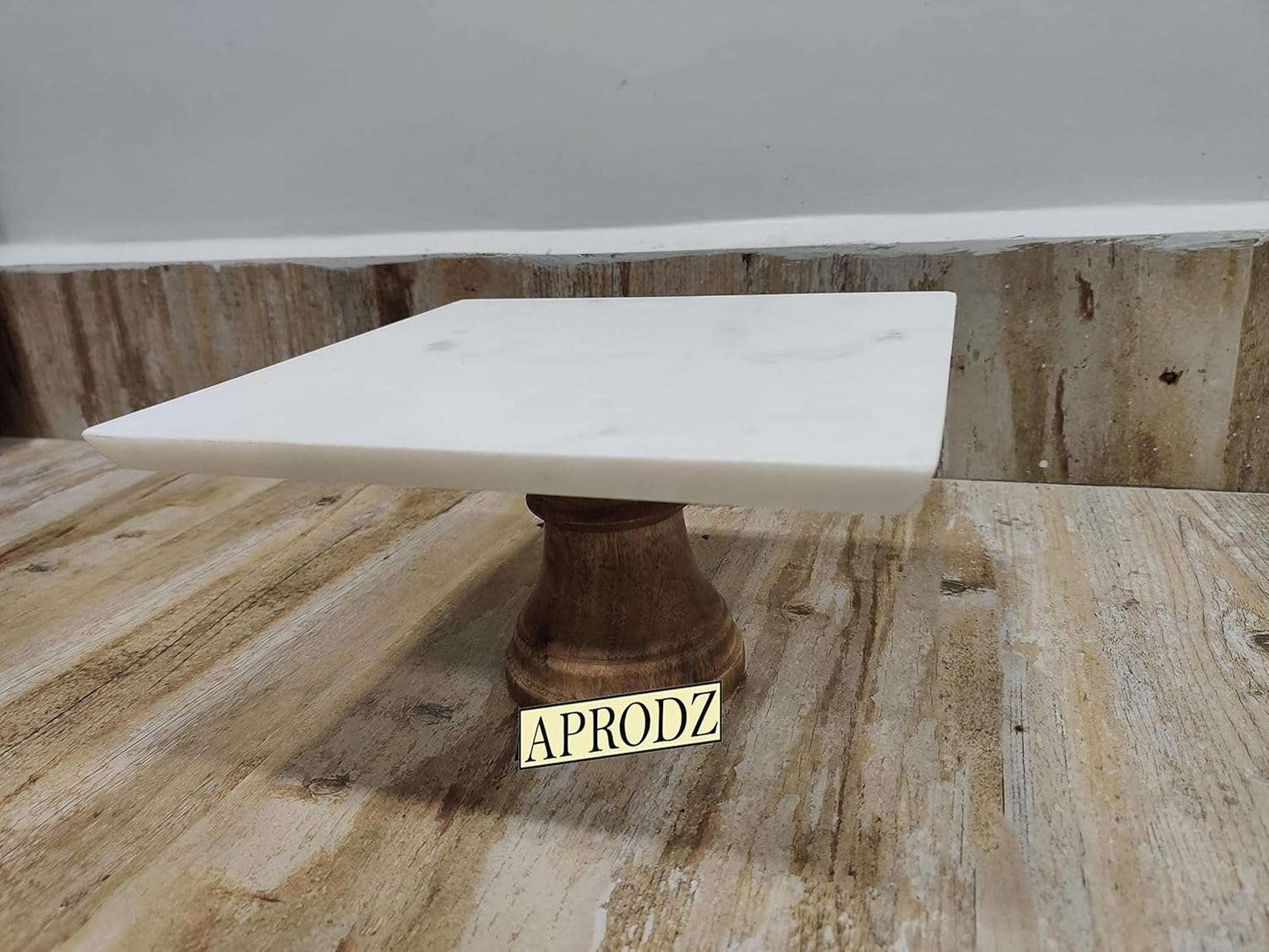 Aprodz Tino Marble Cake Stand | Cake Table | Cupcake Stand Birthdays/Wedding Party