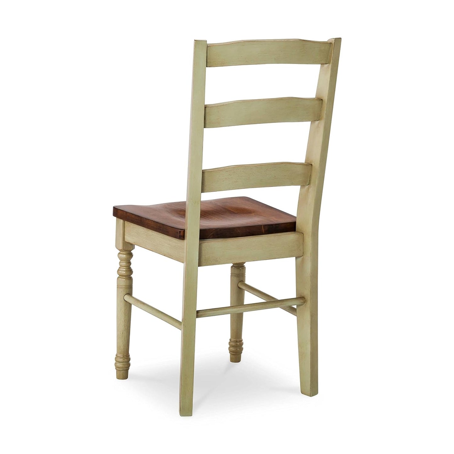 APRODZ Solid Wood Yellow Bruges Dining Chairs for Living Room | Set of 2 Wooden Chair