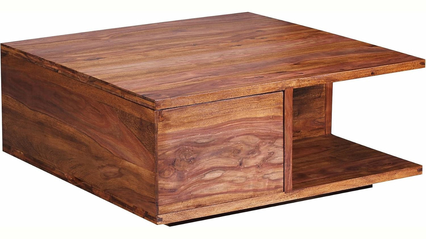APRODZ Solid Wood Enmore Stylish Coffee Table for Living Room | Center Table for Home