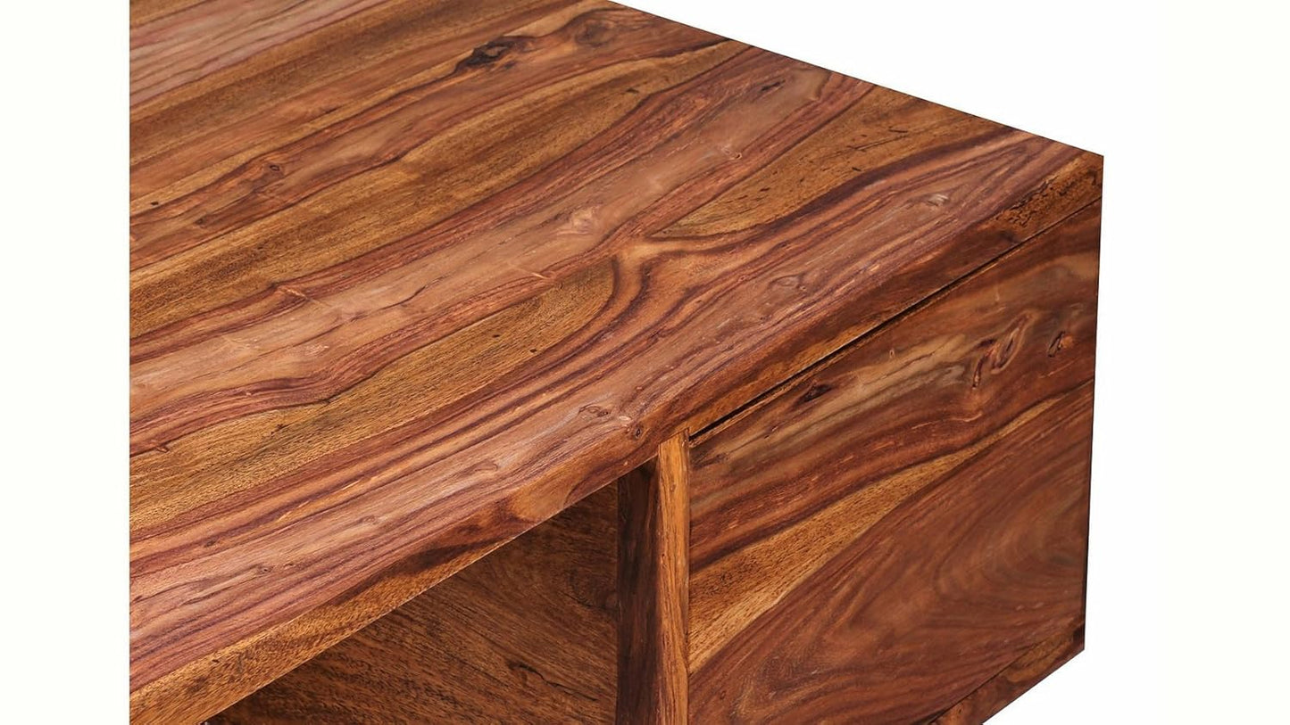 APRODZ Solid Wood Enmore Stylish Coffee Table for Living Room | Center Table for Home