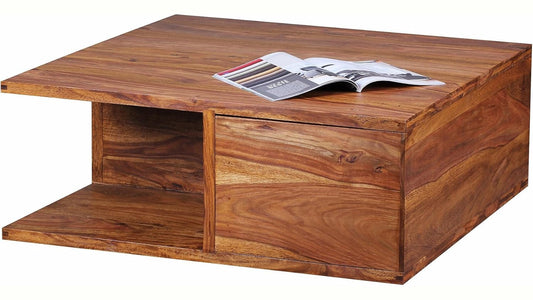 APRODZ Solid Wood Enmore Stylish Coffee Table for Living Room | Center Table for Home