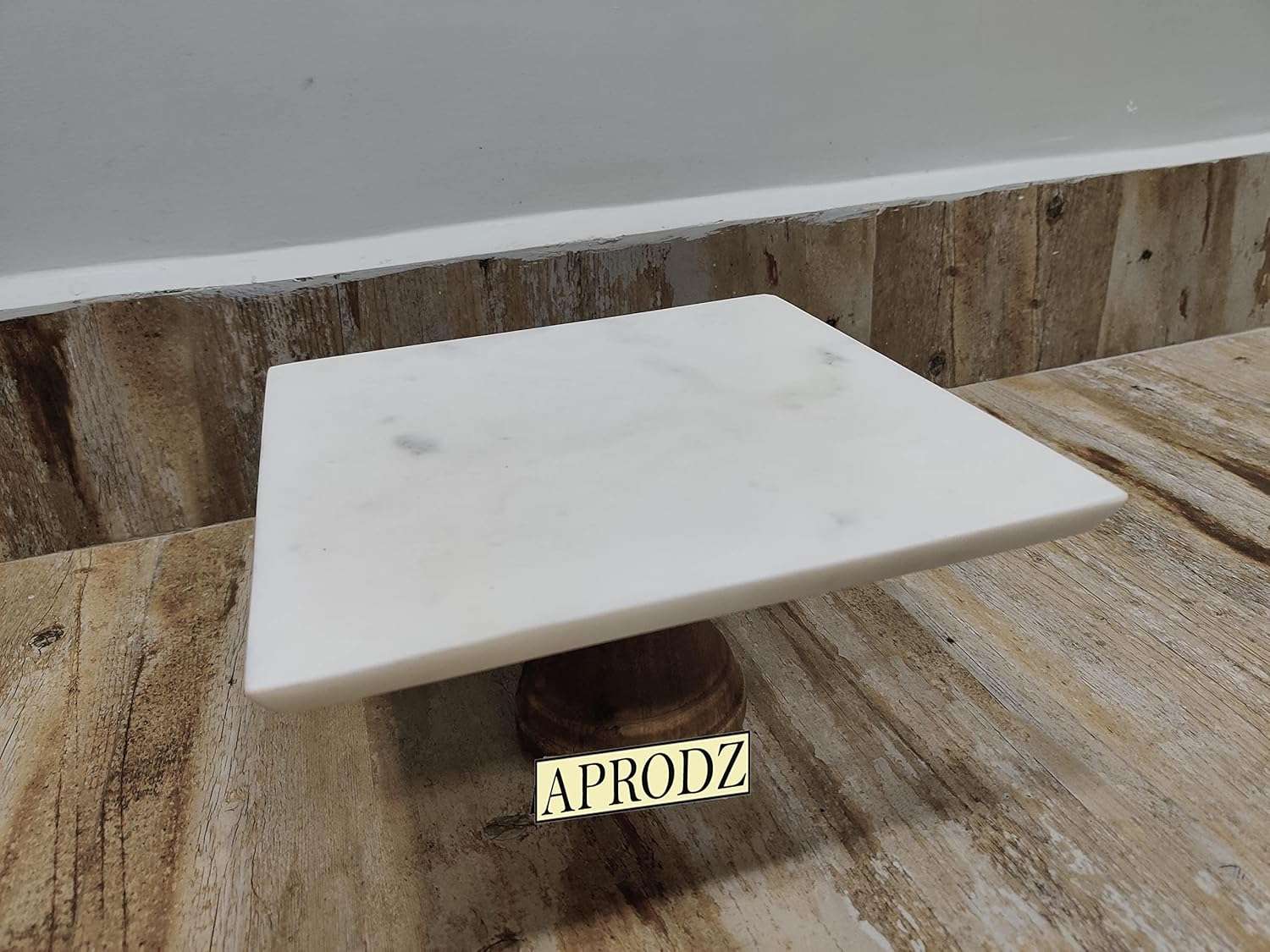 Aprodz Tino Marble Cake Stand | Cake Table | Cupcake Stand Birthdays/Wedding Party