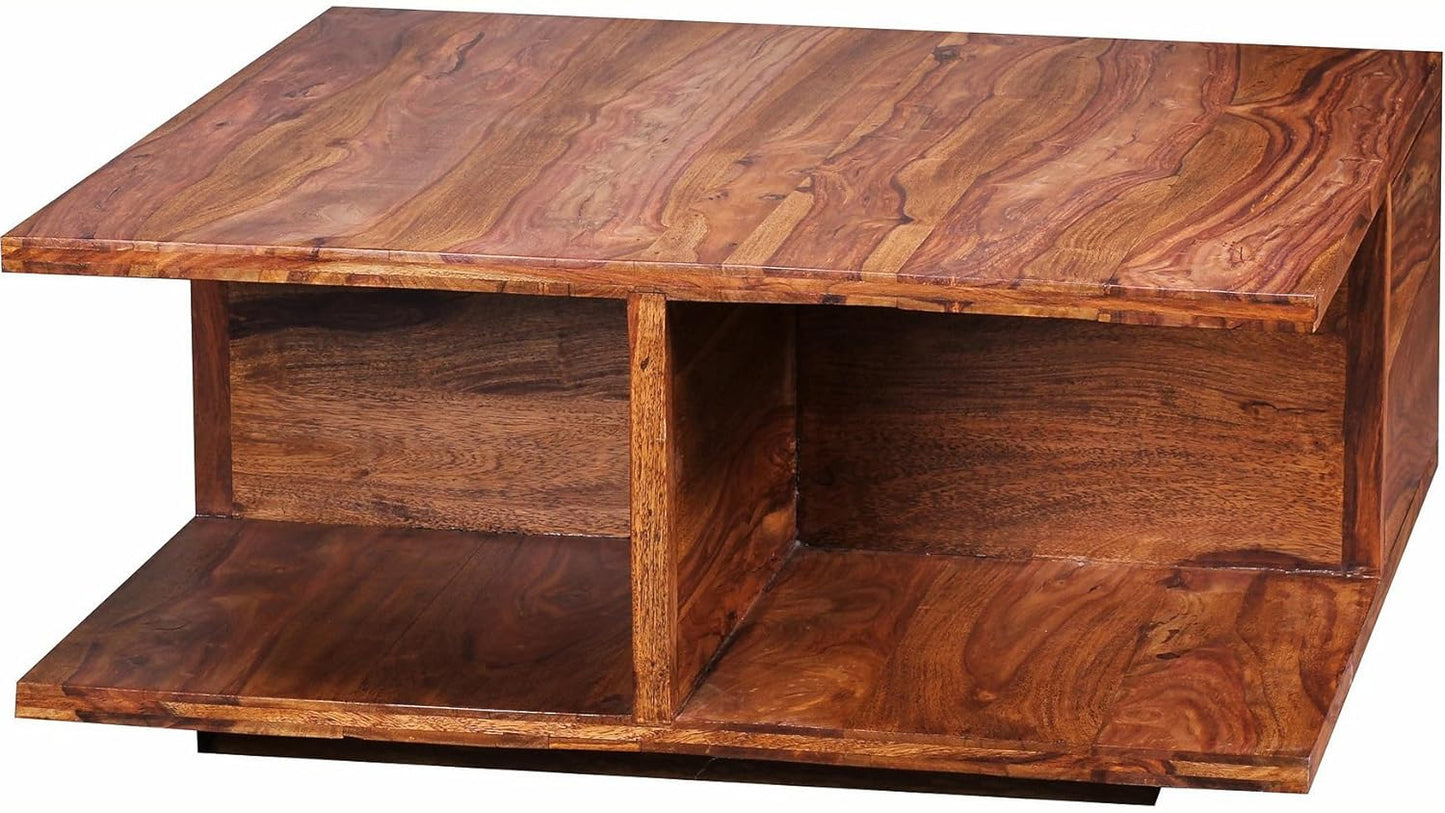 APRODZ Solid Wood Enmore Stylish Coffee Table for Living Room | Center Table for Home