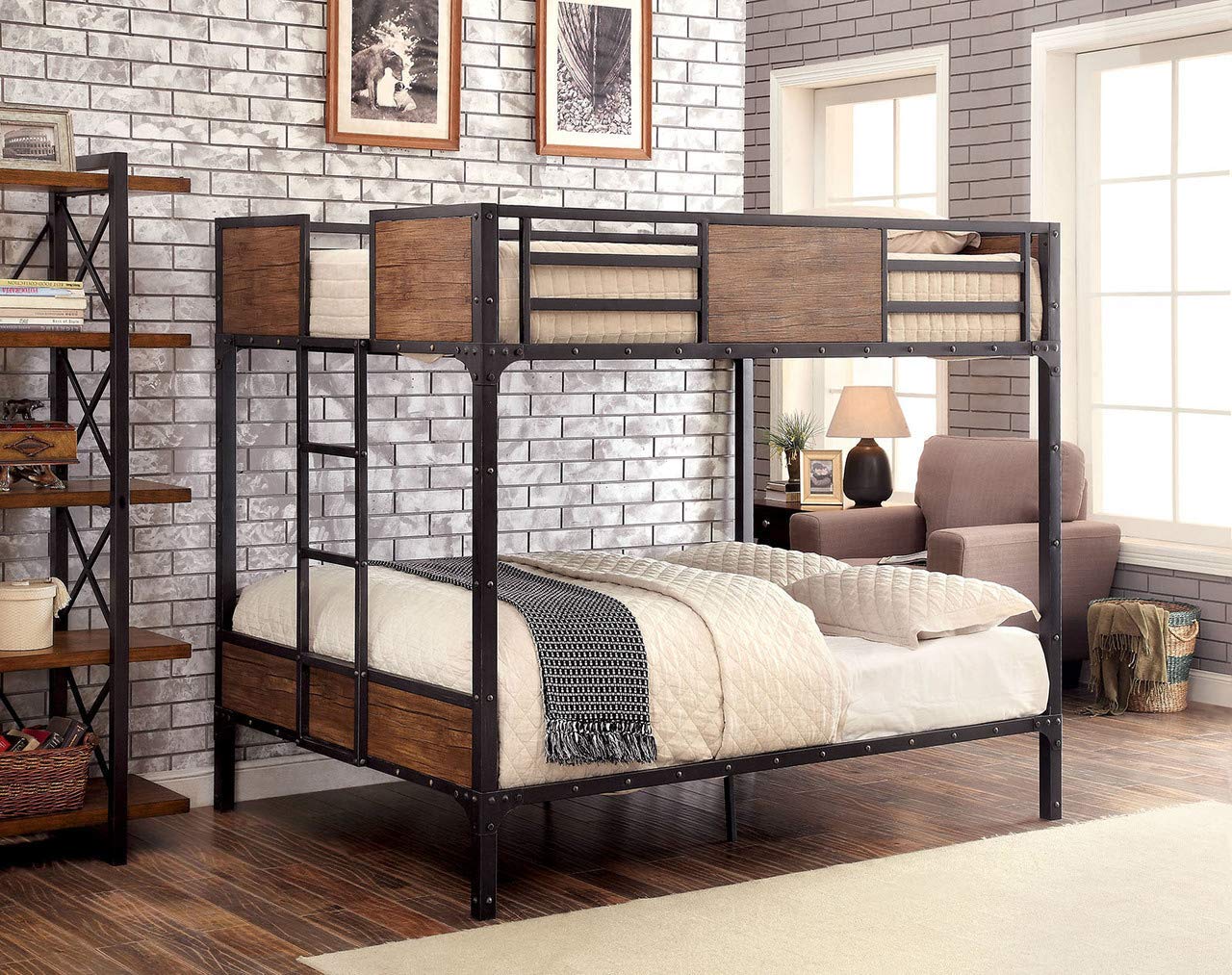 APRODZ Ellison Full Size Bunk Bed