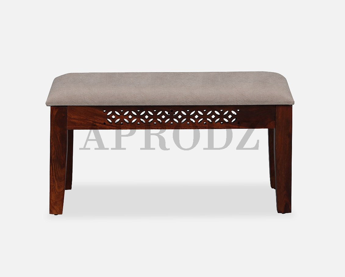 Sheesham Wood Durque 4 Seater Dining Table Set with 1 Bench and 2 Chair for Home | Dining Furniture