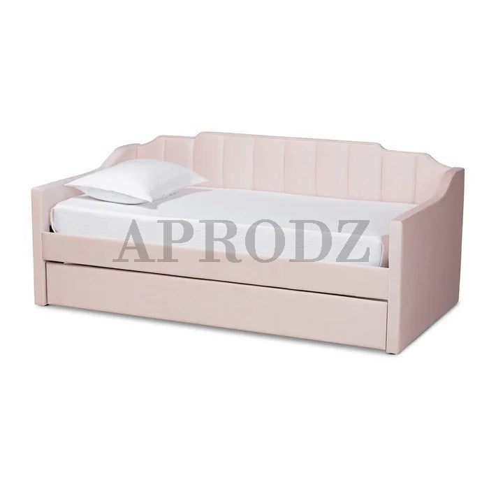 Krease Upholstered Daybed with Trundle Bed
