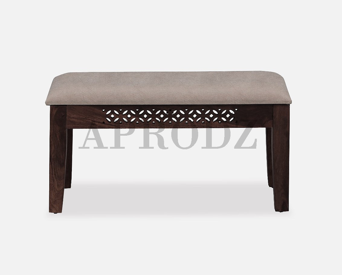 Sheesham Wood Durque 4 Seater Dining Table Set with 1 Bench and 2 Chair for Home | Dining Furniture