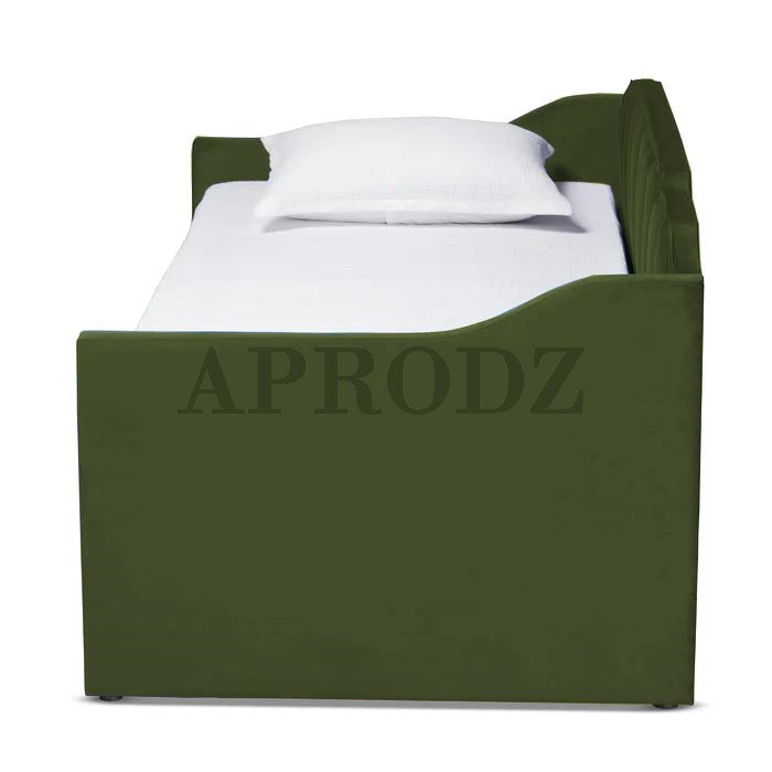 Krease Upholstered Daybed with Trundle Bed