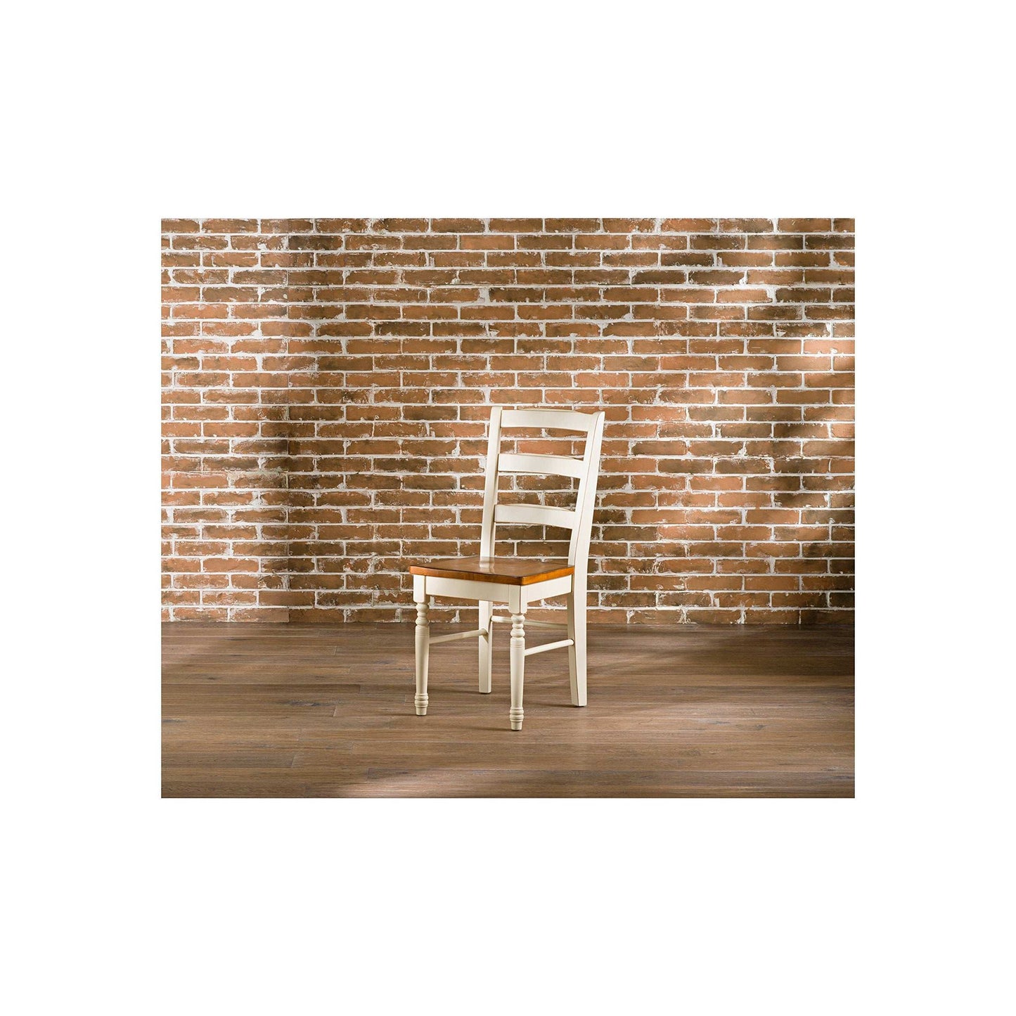 APRODZ Solid Wood Yellow Bruges Dining Chairs for Living Room | Set of 2 Wooden Chair