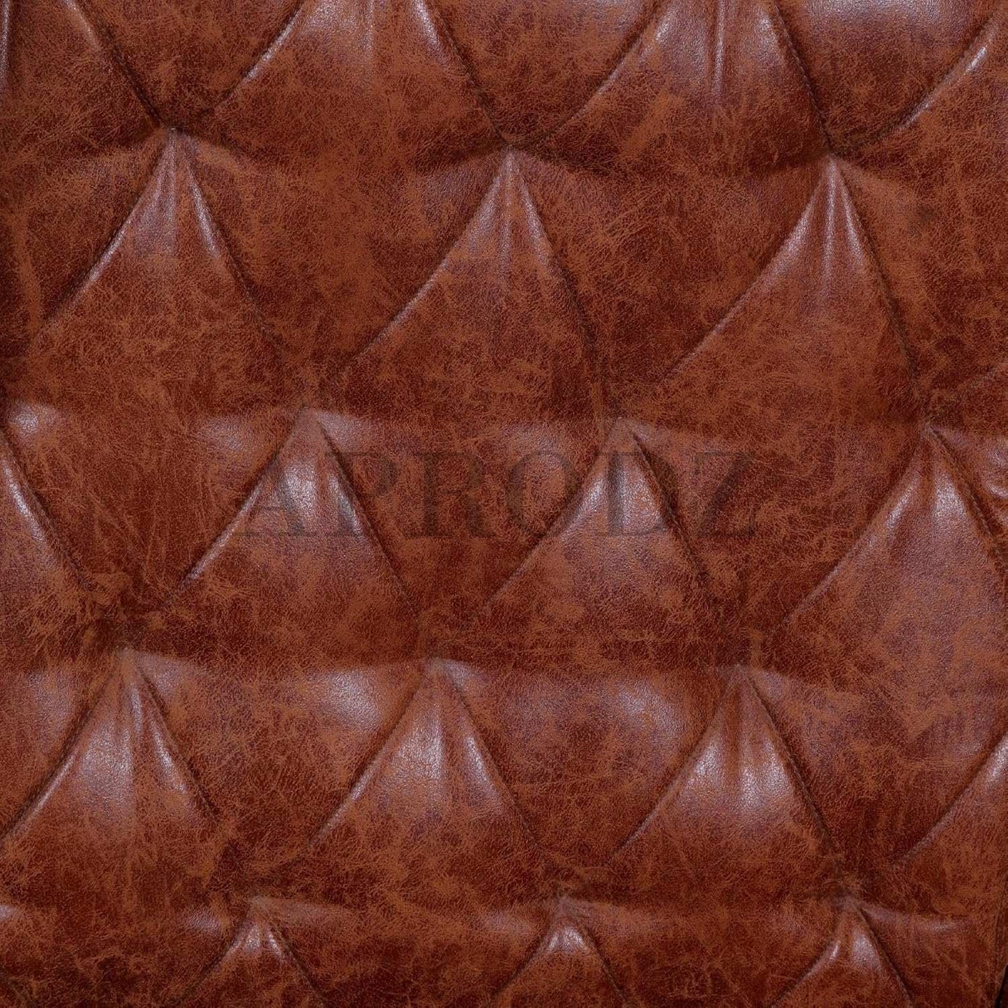 APRODZ Raja Wing Chair for Living Room, Bed Room Tufted Wing Back Accent Chair, Cushioned Lounge Chair Single Seater Sofa |Luxury Rest Chair Arm Chair Sofa (Brown Suede Leatherette)