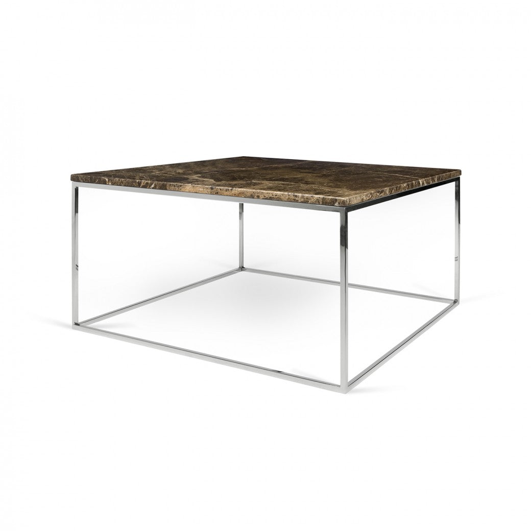 Stainless Steel Perlite Square Granite Top Coffee Table for Living Room | Center Table for Home