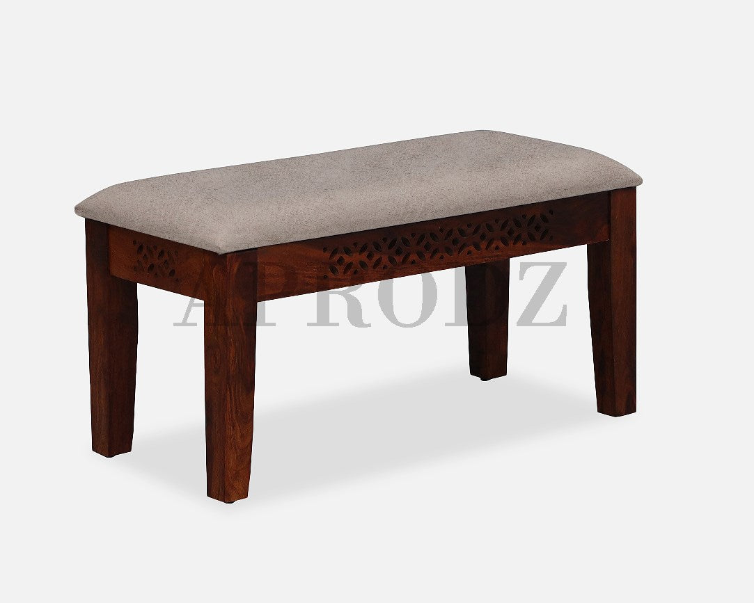 Sheesham Wood Durque 4 Seater Dining Table Set with 1 Bench and 2 Chair for Home | Dining Furniture