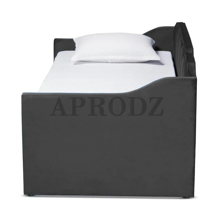 Krease Upholstered Daybed with Trundle Bed