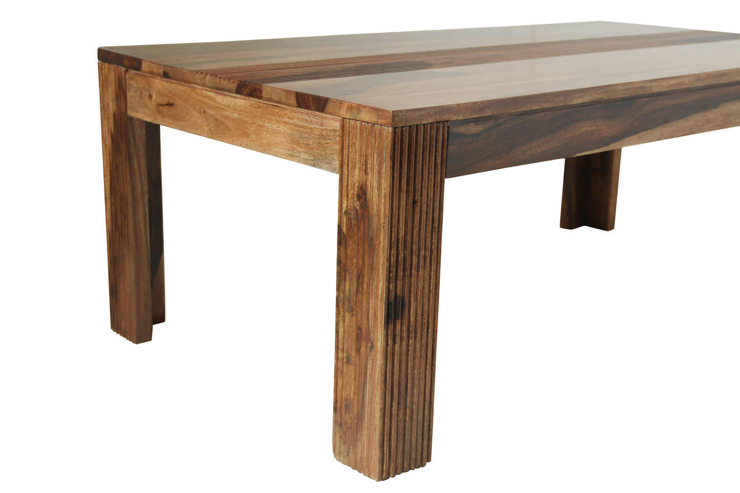 Sheesham Wood Devin Stylish Coffee Table for Living Room | Center Table for Home | Brown Finish