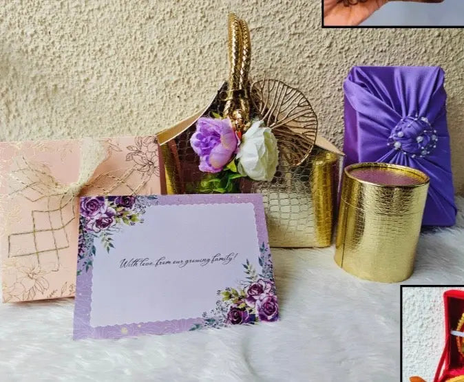 Grand Luxe Golden Gift Basket