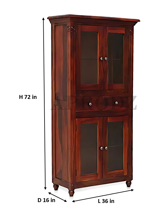 Bookshelf | Sheesham Wood Durable & Stylish Wooden Storage Organizer | Shelves Bookcase Rustic Elegant for Home Office Living Room | Compact Design Furniture Organizer (Honey 2)