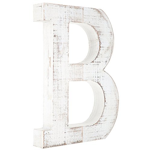 Decorative Wood Letters - B