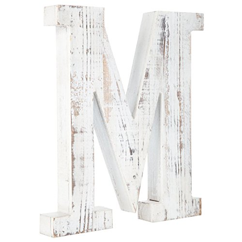 Decorative Wood Letters - M