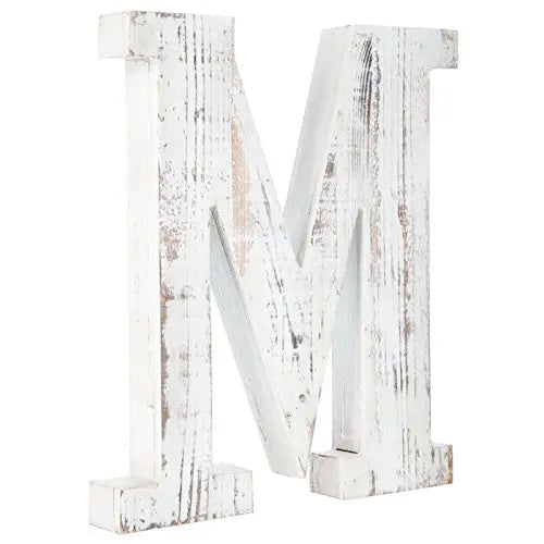 Decorative Wood Letters - M