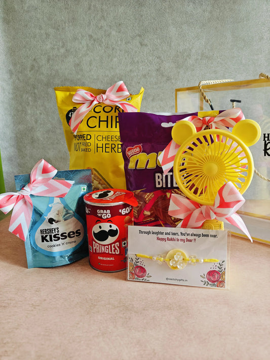 Premium Rakhi Hamper Bag – PVC Edition