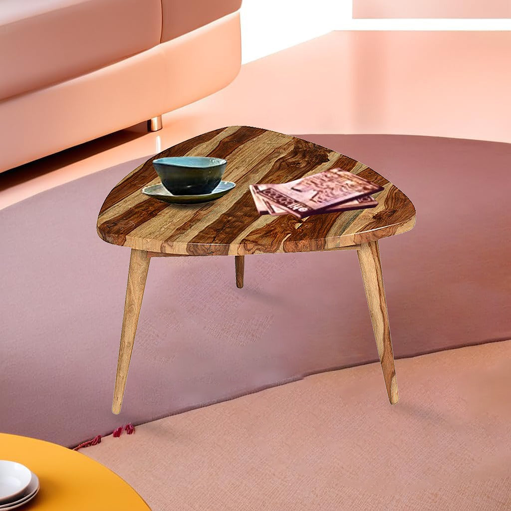 Sheesham Wood Lboriwo Stylish Coffee Table for Living Room | Center Table for Home | Brown Finish